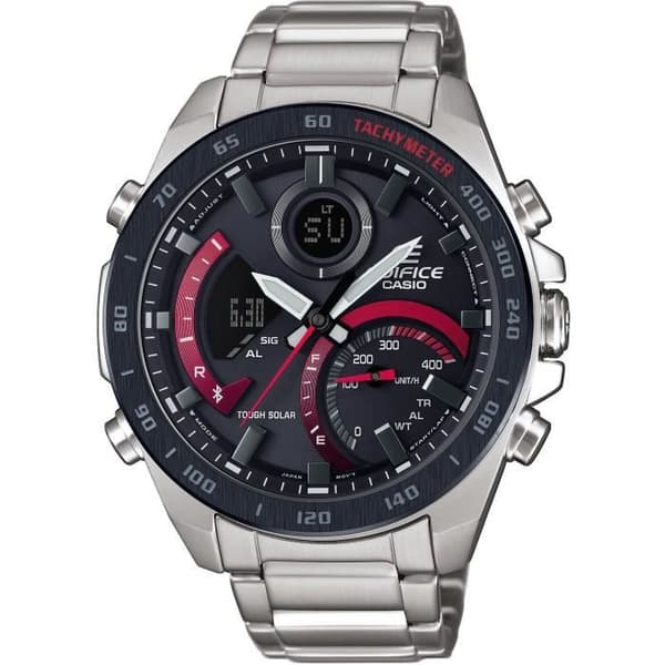 Klocka - CASIO - ECB-900DB-1AER - 51,5 mm - Svart
