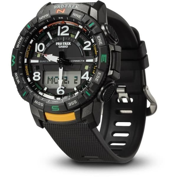 Klocka - CASIO - PRT-B50-1ER - 57,5 mm - Svart