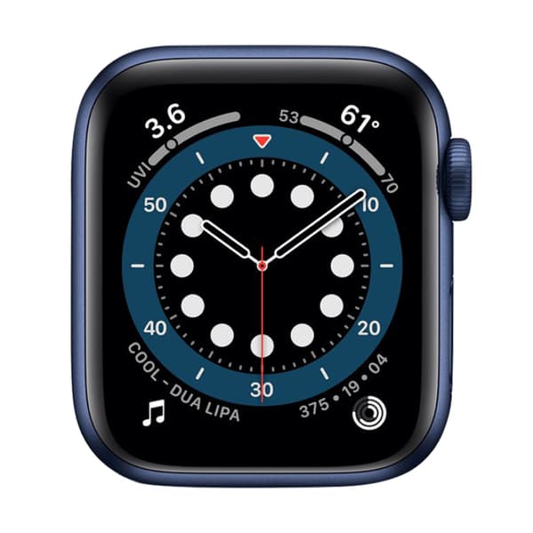 Apple Watch Series 6 Aluminum Cellular Blue 44mm Midnight Sport Band Grade C Refurbished