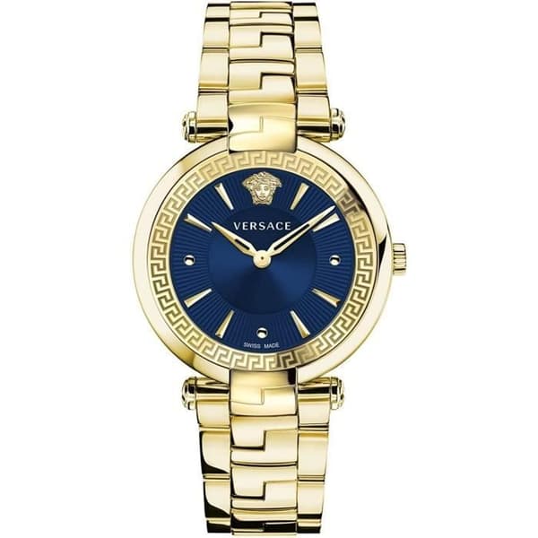 Kvartsklocka för kvinnor - VERSACE - Revive VE2L00621 - Blå - Stål - Chic