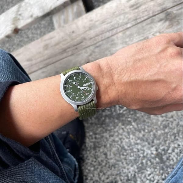 Seiko SNK805K2 Grøn Casual Herreur