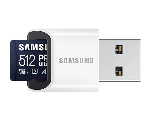 CARD 512GB Samsung PRO Ultimate microSDXC 200MB/s +USB-Kartenleser