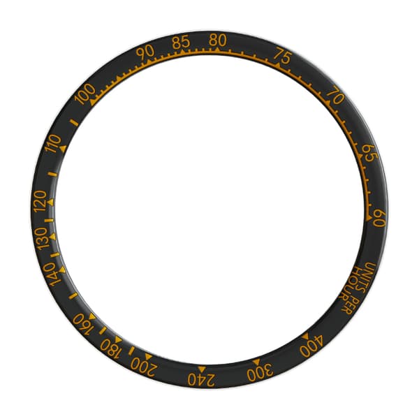INF Svart och orange ram för Fenix 8 (47mm) - Färgstark utgåva