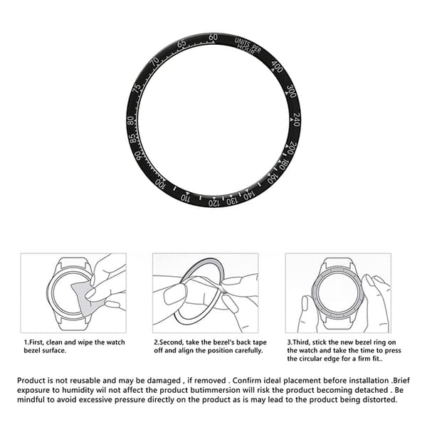 INF Mustavalkoinen kehys Fenix 8:lle (51 mm) - Värikäs versio