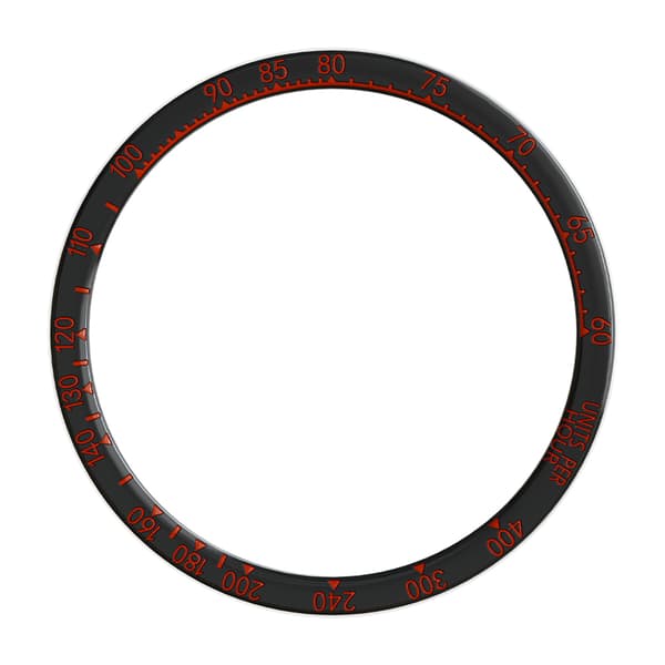 INF Sort og rød urkrans til Fenix 8 (51 mm) - Farverig udgave