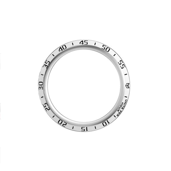 INF Stilfuld sølvramme med sorte markeringer til Samsung Galaxy Watch5 Pro