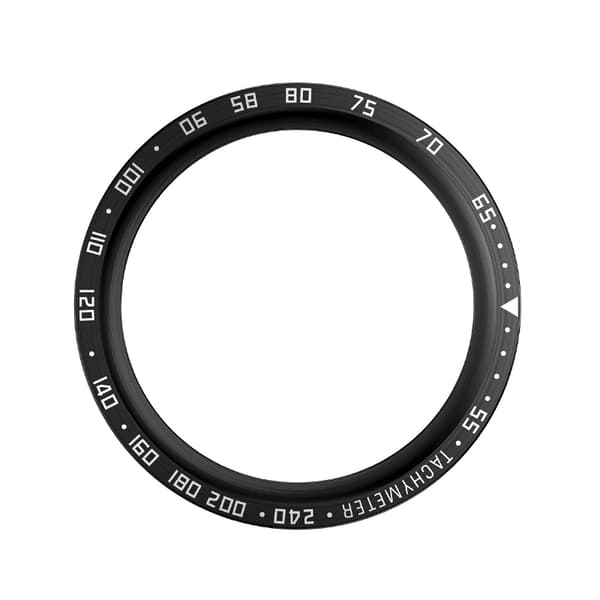 INF Sort ramme med hvide markeringer til Galaxy Watch 5 Pro