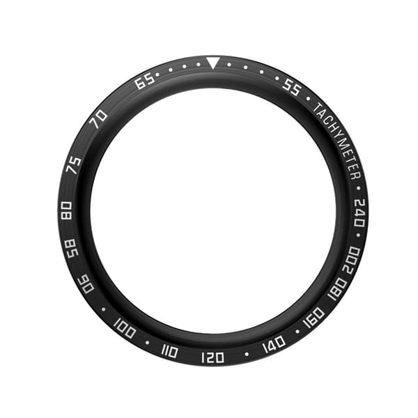 INF Sort ramme med hvide markeringer til Galaxy Watch 5 Pro