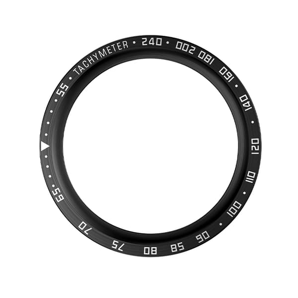 INF Sort ramme med hvide markeringer til Galaxy Watch 5 Pro