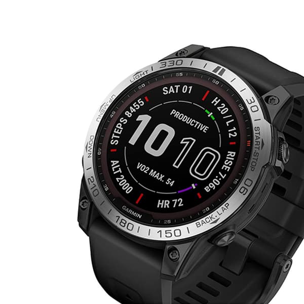 INF Stilig sølvrammering for Garmin Fenix 7/7 Pro