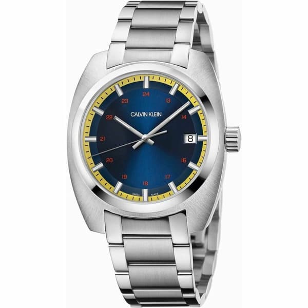 Herreur Calvin Klein ACHIEVE Sølvfarvet (Ø 43 mm)