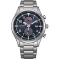 Miniatyrbillede 1 af 2: Herreur Citizen SPORT CRONO - ECO DRIVE Sølvfarvet (Ø 43 mm)