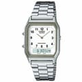 Miniatyrbillede 1 af 2: Herreur Casio COLLECTION ANA-DIGIT Sølvfarvet (Ø 30 mm)