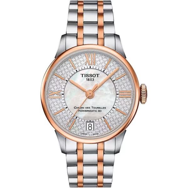 Naisten rannekellot Tissot CHEMIN DES TOURELLES POWERMATIC 80 (Ø 32 mm)