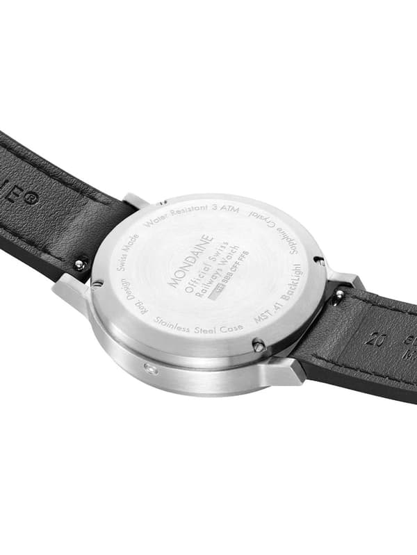 Mens Watch Mondaine MST.4101B.LBV.2SE, Quartz, 41mm, 3ATM