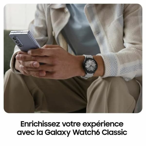 Smartklocka Samsung Galaxy Watch6 Svart Silvrig 1,3" 43 mm