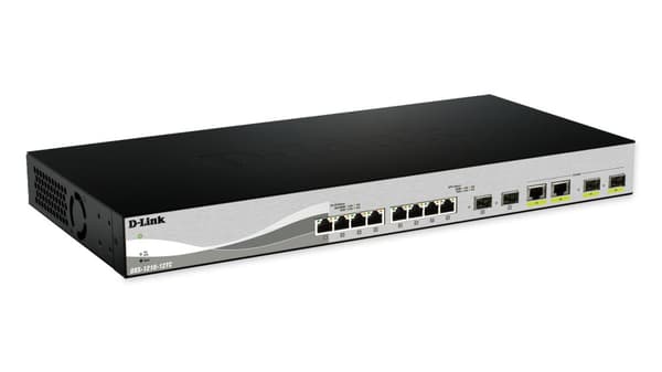 12 PORT SMART MANAGED SWITCH Sort, Sølv