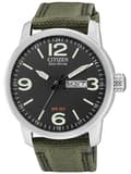 Miniatyrbild 3 av 4: Klocka - Citizen - BM8470-11E - Eco Drive - Analog - Grön - Rostfritt stål