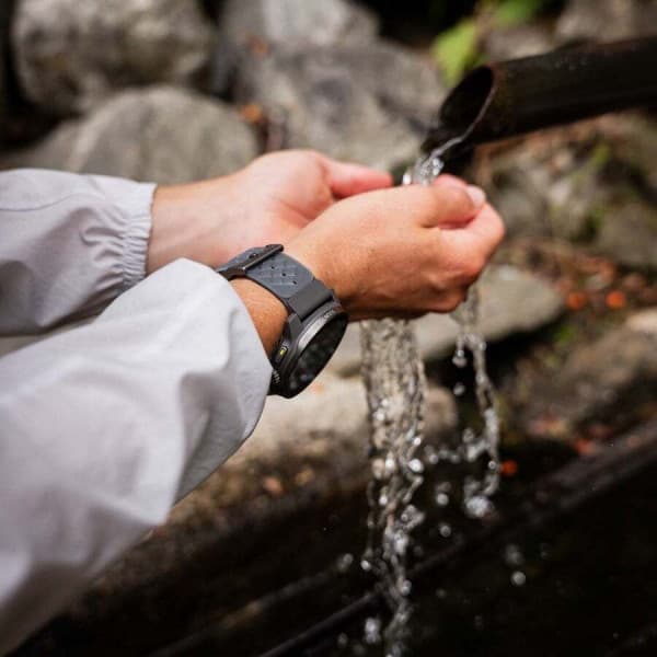 Suunto Athletic 5 -silikoniranneke 22 mm, Graphite