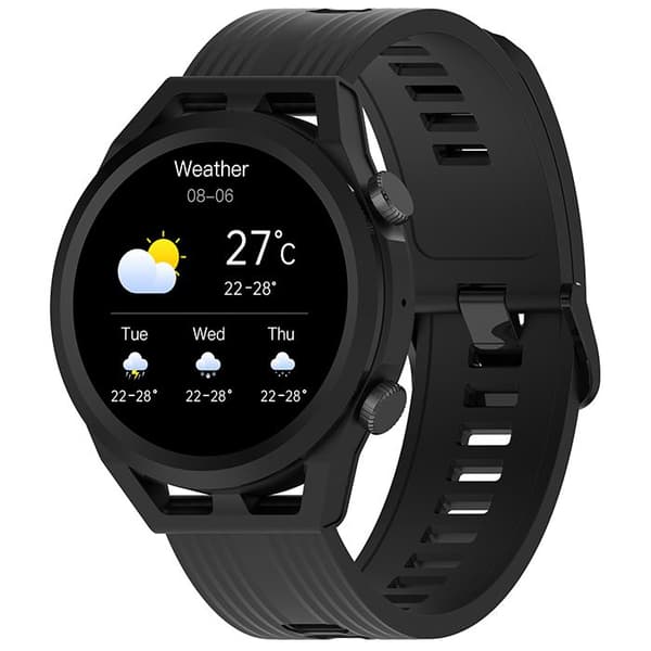 Blackview R8 Pro Smartwatch för Man och Kvinna 1.32" 290mAh 24 Sportlägen - Svart