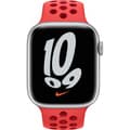 Pikkukuva 2 / 3: Apple Watch 45 mm Bright Crimson/Gym Red Nike Sport -ranneke (MPHA3)