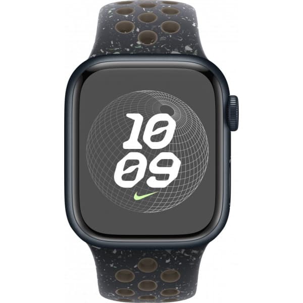 Apple Watch 41 mm Midnight Sky/svart -armband, S/M (MUUN3)