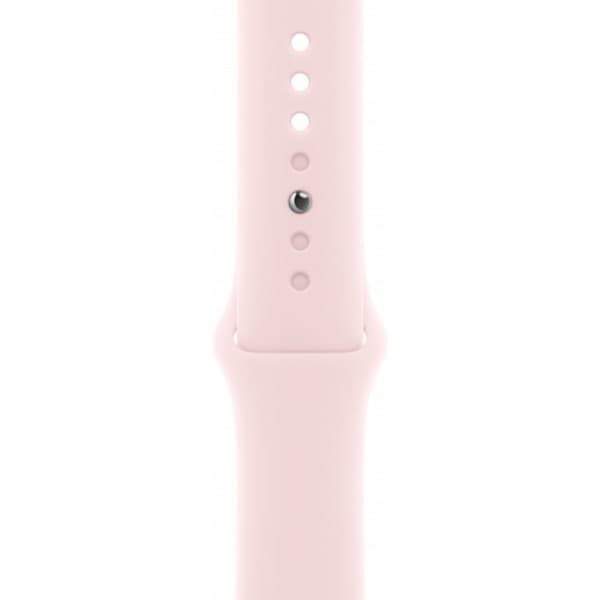 Apple Watch 45 mm ljusrosa sportarmband, S/M (MT3U3)