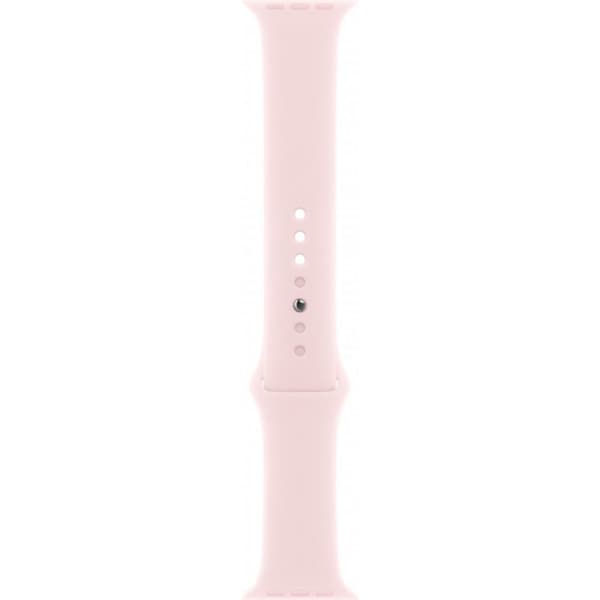 Apple Watch 45 mm ljusrosa sportarmband, S/M (MT3U3)
