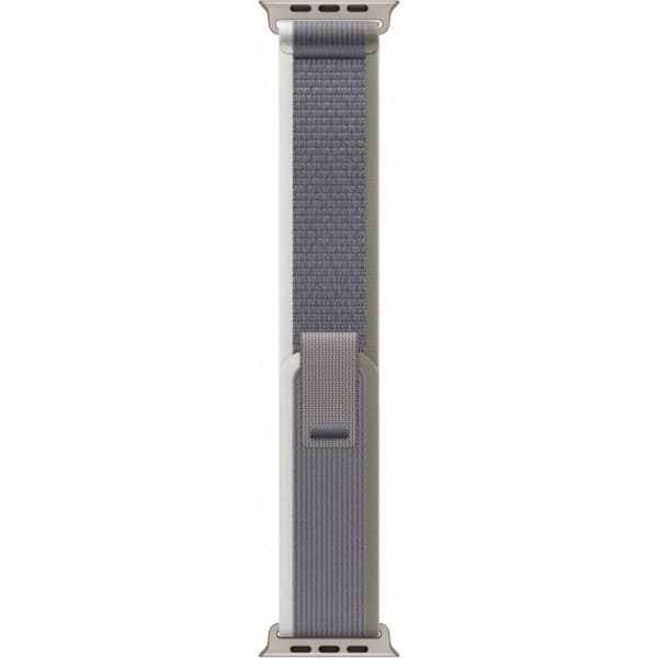 Apple Watch 49 mm grön/grå Trail-armband, S/M