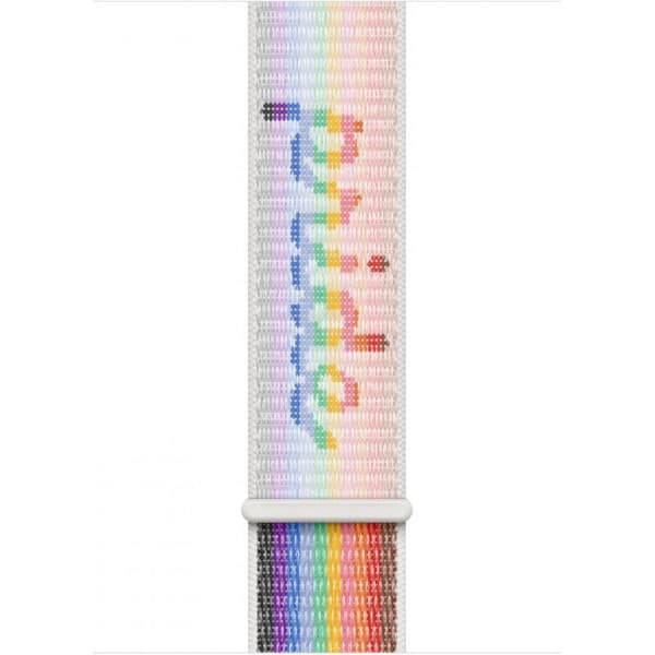 Apple Watch 45 mm Pride Edition Sport Loop -ranneke (MU9R3)