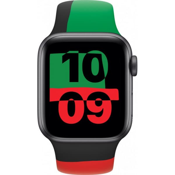 Apple Watch 40 mm Black Unity urheiluranneke, S/M (MUQ53)