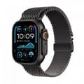 Pikkukuva 1 / 9: Apple Watch Ultra 2 (GPS + Cellular) 49 mm musta titaanikuori ja musta milanolaisranneke, suuri (MX5V3)