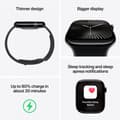 Miniatyrbild 3 av 9: Apple Watch Series 10 (GPS) 46 mm silver aluminiumkapsel och blåaktigt Sport Loop-armband (MWWN3)
