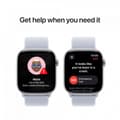 Miniatyrbild 6 av 9: Apple Watch Series 10 (GPS) 46 mm silver aluminiumkapsel och blåaktigt Sport Loop-armband (MWWN3)