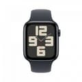 Pikkukuva 2 / 7: Apple Watch SE (GPS) 44 mm keskiyö alumiinikuori ja keskiyö urheiluranneke, M/L (MXEK3)