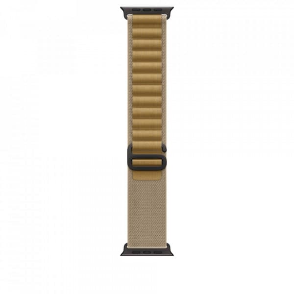 Apple Watch 49 mm saharafärgad Alpine-armband, liten, svart titan