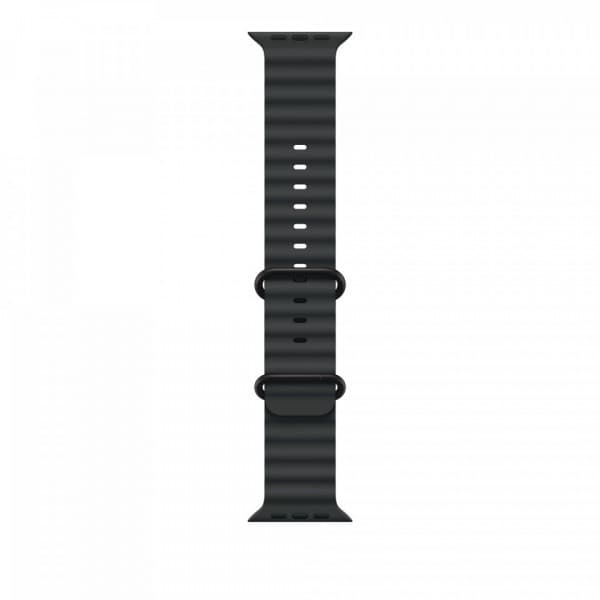 Apple Watch 49 mm svart Ocean-armband, svart titan