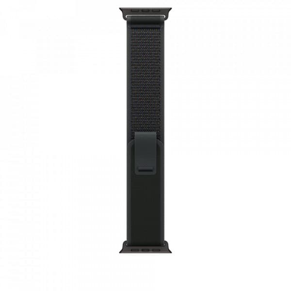 Apple Watch 49 mm svart Trail-armband, S/M, svart titan
