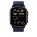 Pikkukuva 3 / 3: Apple Watch 49 mm sininen Trail-ranneke, M/L, mustatitaani