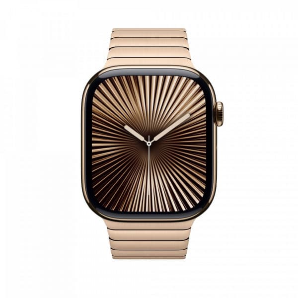 Apple Watch 46 mm guldfärgad länkarmband