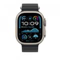 Miniatyrbild 3 av 3: Apple Watch 49 mm svart Ocean-armbandsförlängning, naturligt titan