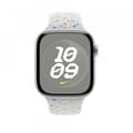Pikkukuva 3 / 3: Apple Watch 46 mm Pure Platinum Nike Sport -ranneke, M/L (MYL53Z)