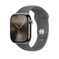 Miniatyrbild 2 av 3: Apple Watch 46 mm ljus skiffergrå sportarmband, S/M