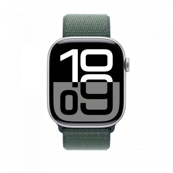 Apple Watch 46 mm lammolivgrön Sport Loop-armband