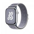 Pikkukuva 3 / 3: Apple Watch 46 mm harma/sininen Nike Sport Loop -ranneke (MXU13)