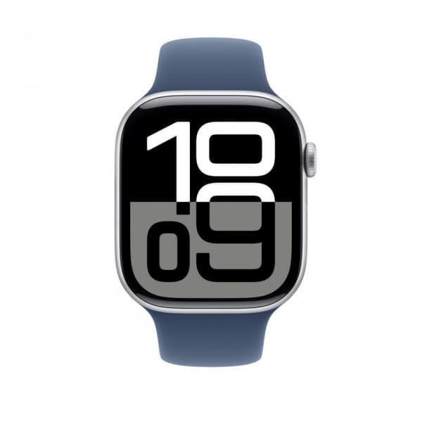 Apple Watch 46 mm mörkblå sportarmband, M/L