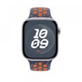 Miniatyrbild 2 av 3: Apple Watch 46 mm Blue Flame Nike Sport-armband, M/L (MYLC3Z)