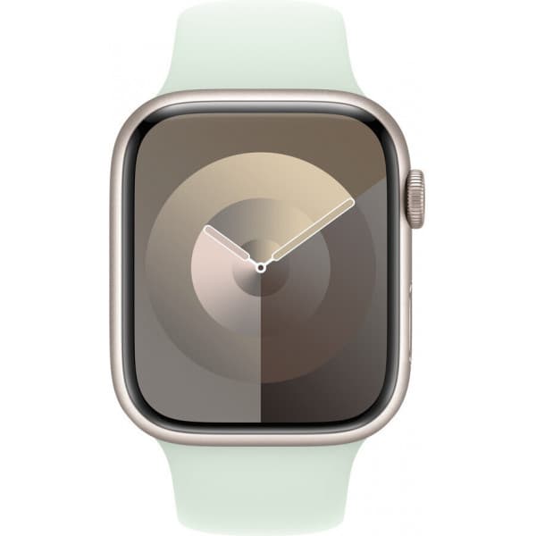 Apple Watch 45 mm ljusmintgrönt sportarmband, S/M (MWMY3)