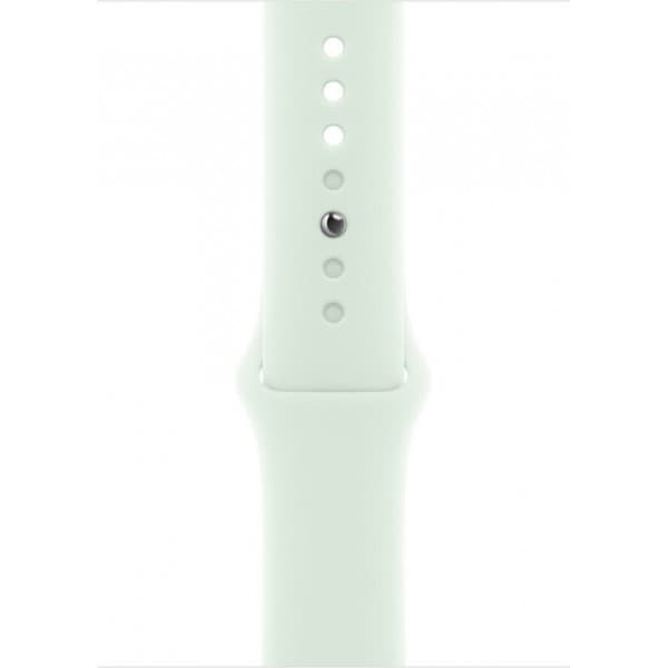 Apple Watch 45 mm ljusmintgrönt sportarmband, S/M (MWMY3)