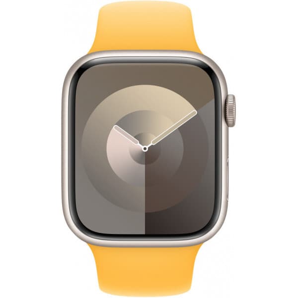 Apple Watch 45 mm guldfärgad sportarmband, S/M (MWMW3)